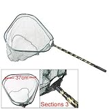 Nonslip Telescoping Handle Triangle Fishing Landing Net