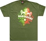 ZION ROOTSWEAR - Rastafari - Military Green T-shirt