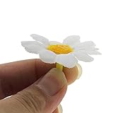 GGG シミュレーション人工ホワイトひまわりデイジーシルクの花 DIYのウェディングパーティーホームヘッズ