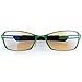 Arozzi Visione VX-500 Computer gaming glasses - Anti-glare, UV and Blue light protection, Eye strain relief, Comfortable gaming, Green