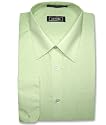 Men's Light Green Dress Shirt w/ Convertible Cuffs