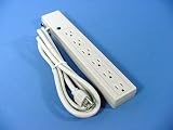 Leviton 6-Outlet Surge Protector Power Strip Receptacle 4800-PSN