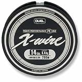 �f���G��(DUEL) X-���C���[ 200m �J�[�{�i�C�g�u���b�N 22lb/1.5�� H1763-CB