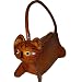 A Lovely Kitty Shape, Real Leather Handbag, Unique design and Well Hand-Made .