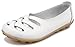 Kunsto Womens Leather Loafer Shoes Slip on