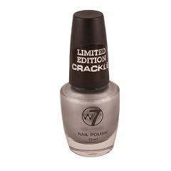 W7 Cosmetics Crackle Effect Nail Polish (Nagelleck) - Silver
