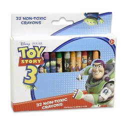 Disney Pixar Toy Story 3 Crayons (32 Non-toxic Crayons)
