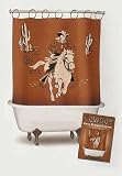 SHOWER CURTAIN - COWBOY