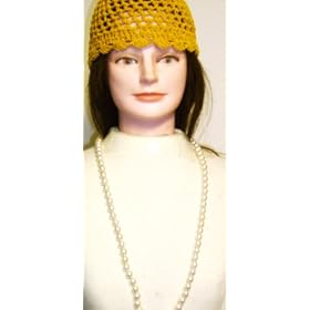 Click here to buy One Strand Simulated Ivory Pearl Long Chain Necklace and Earrings for Women and Teens Offered in... by Gita.