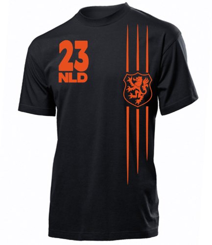 FUSSBALL WM 2014 – NIEDERLANDE FANSHIRT 3299(H-SW) Gr. S