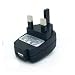 EASYi - 3 PIN 5V USB UK wall plug AC Power Adapter Charger for Sony NWZA818 - 8GB Video MP3 Walkman