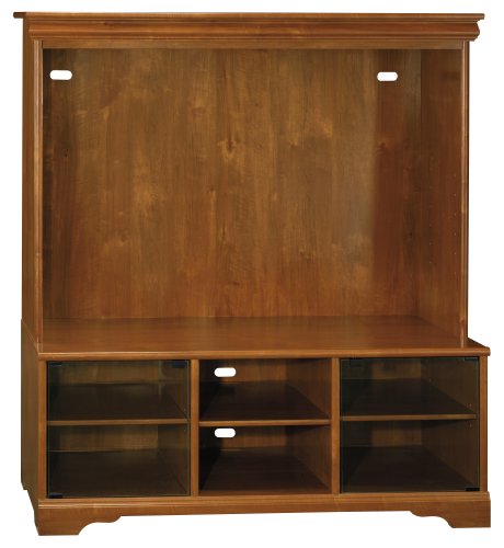 Bush Furniture Visions Entertainment Center, Field Maple
