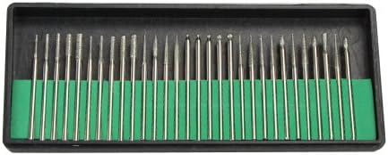 30 Pcs Manicure Pedicure PRO Electric Nail Drill Bit SET 3/32 File Shank