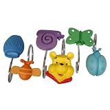 Disney Winnie the Pooh Assorted Shower Hooks 12 Pc Set