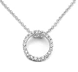 Crislu Circle Pendant (0.50 cttw)
