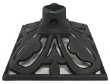 Lamplight TIKI 1308045 9-Inch by 9-Inch Cast Iron Torch Stand