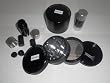 New BLACK CNC 4PCS SHARP CRUSHER 2.25 Inch MAGNETIC ALUMINUM HERB POLLEN GRINDER & 7 Pcs CNC SPACE QUALITY ALUMINUM Pollen Press