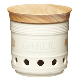 Kitchen Craft Classic Collection Ceramic Garlic Jar, 9cm x 10cm