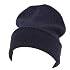 Mens Plain Thermal Knitted Slouch Beanie Hat