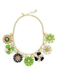 WIIPU New green flower necklace, hot sell necklace,bubble bib NECKLACE(wiipu-B275)