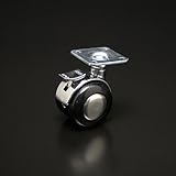 e-kanamono 双輪キャスター プレートタイプ ストップ付 40mm