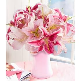 Flowers - Spring Lilies with Vase