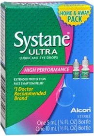 Systane Ultra Lubricant Eye Drops, 2-count .33 fl oz (10 ml) Bottle