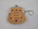 Coin Purse By Natural Life- Faith Hope Love