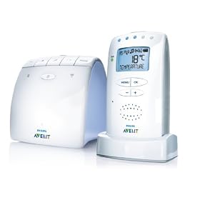 Philips AVENT SCD525/00 DECT Eco Baby Monitor (with Temperature Sensor)