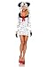Leg Avenue Women's 3 Piece Dotty Dalmatian Costume