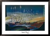Morning Chill Framed Art Poster Print by David Manje, 39x29