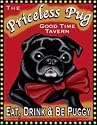 The Priceless Pug (Black) Art Print