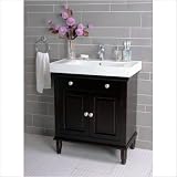 Thumbnail image for 30″ Dark Brown Single Bathroom Vanity