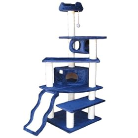 70 Jungle GYM Cat Furniture Tree Condo House Scratcher Post Pet House F72-Blue by Go Pet Club