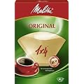 Melitta Four Cup Coffee Filter Paper Brown Pack of 80