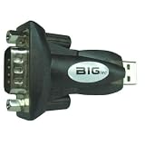 BIGtec - USB Adapter 2.0 RS232 seriell - USB A Stecker - 9 polig Stecker - BIG112