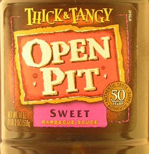 Open Pit Thick & Tangy Sweet Barbecue Sauce FIVE BOTTLES (18oz each) by Pinnacle Foods Corporation