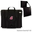Washington State Cougars Padded Lightweight Stadium Seat - Black w/Digital Print