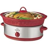 41v9S4Fb3TL. SL160  Crockpot SCE600 RS 6 Quart Oval Slow Cooker, Maroon