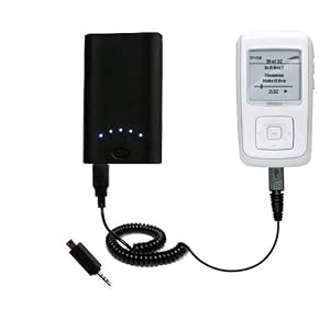 High Capacity Rechargeable External Battery Pocket Charger for the Memorex MMP8575 – uses Gomadic TipExchange Technology