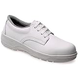 ABS 221P White Water Resistant Leather Mens Gibson Safety Shoe With Padded Collar And Steel Toe Caps