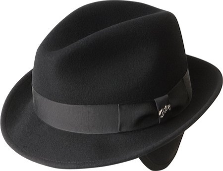 Bailey of Hollywood Pieter WoolFedora w Eaflaps