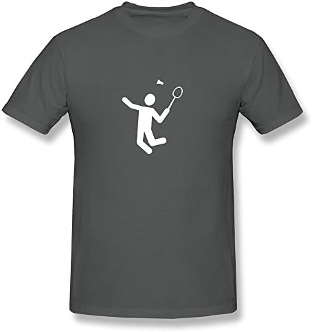 FABTASTIC Men's Badminton T Shirt M DeepHeather