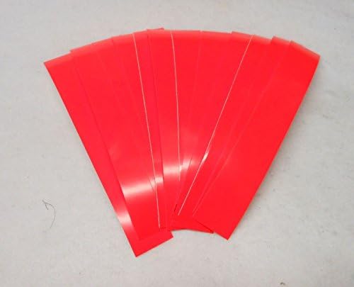 Pathfinder Carbon Arrow Wraps 7" Florescent Red Pkg/12