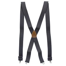 Hold Up No Slip Black Suspenders for Adaptive Clothing Wearers
