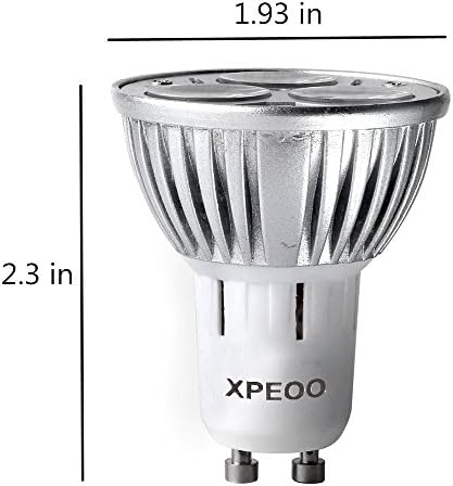 10 X High Quality SMD Energy Saving LED Light, GU10 6W Lamp Equivalent to 40w Halogen Bulb, 320lm, 40 Degree Beam Angle, Nature White, Down Spoting Lamp, Non-dimmable, Use Indoor or Outdoor, 110v 120v (GU10 Non-dimmable 6W=40W Nature White)