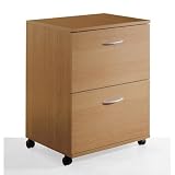 Nexera 2 Drawer Mobile Natural Maple