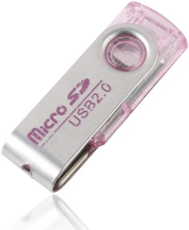 Paylow - Up to 480MB/s USB 2.0 Disk Drive Micro SD Mini Memory Card Reader, Random Color