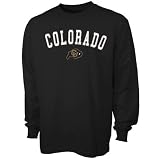 Colorado Buffaloes Black Arch Logo Long Sleeve T-shirt at Football Fanatics
