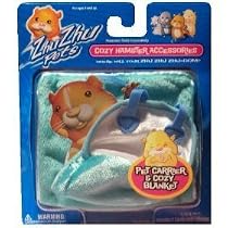 Zhu Zhu Pets Hamster Carrier and Blanket - Blue